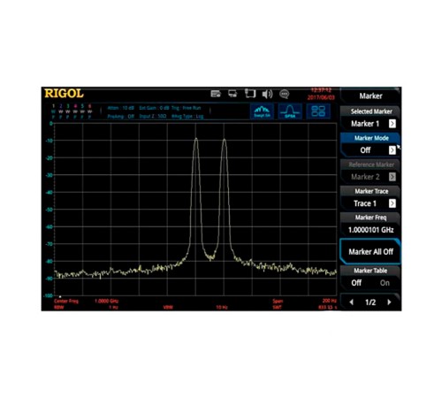 Опция полосы RBW от 1 Гц до 10 МГц RSA3000-BW1