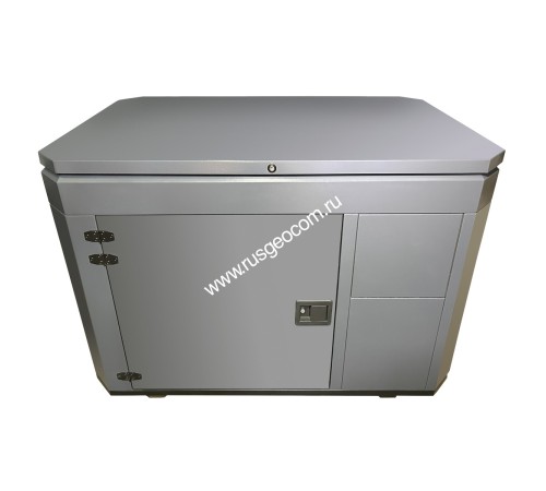 Тихий зимний кожух для генератора 1600 RAL 7024 (2 вентилятора)