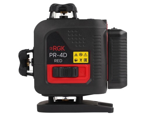 Лазерный уровень RGK PR-4D Red с красным лучом
