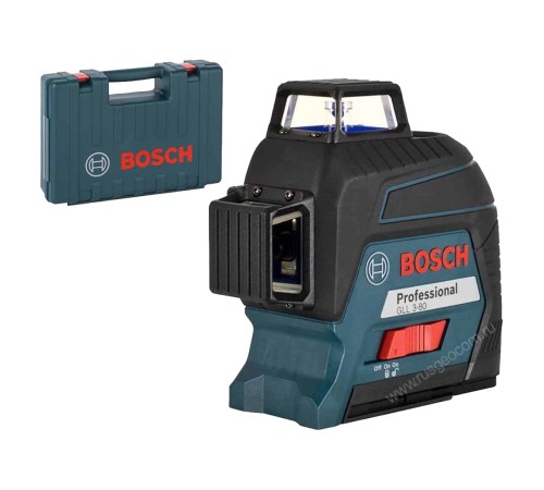 Лазерный уровень Bosch GLL 3-80 с калибровкой + кейс