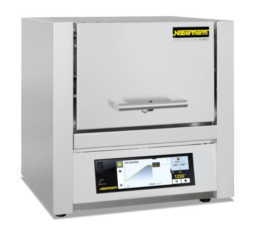 Печь муфельная с каменной изоляцией Nabertherm LT 9/13/C550 с подъёмной дверью, 1300°С, 9 л (Артикул L-094T3ON3)