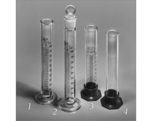 Цилиндр мерный 1-50-2 на стеклянном основании