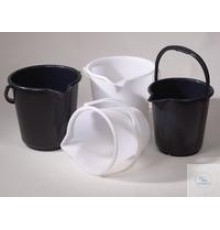 2307-0010 Burkle Bucket HDPE, черный, с носиком и шкалой, 10,5 л