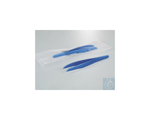 5378-1051 Burkle Пинцет одноразовый, заостренный, PS, синий, стерильный