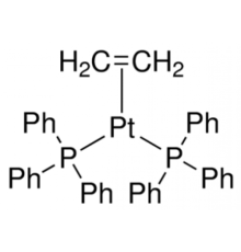 Этиленбис(трифенилфосфин)платина(0), 98%, Acros Organics, 250мг