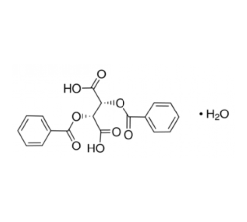 (-)-дибензоил-L-винная кислота моногидрат, 98%, Acros Organics, 500г