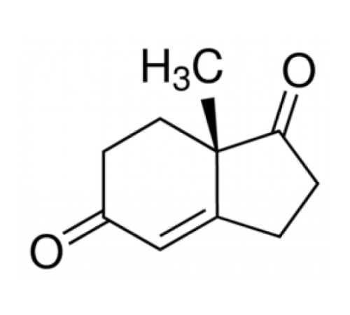 (S)-(+)-2,3,7,7a-тетрагидро-7a-метил-1H-инден-1,5(6H)-дион, 90%, Acros Organics, 5г