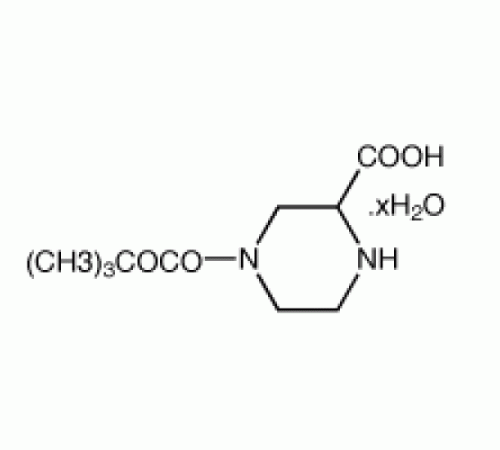 (^ +) - 4-Вос-пиперазин-2-карбоновой кислоты гидрат, 95%, Alfa Aesar, 1г