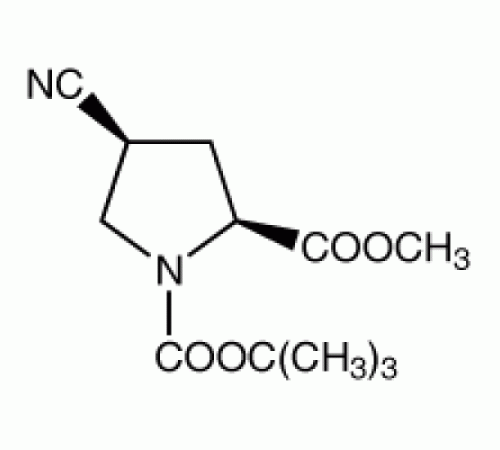 цис-N-Вос-4-циано-L-пролина, 97%, Alfa Aesar, 1г