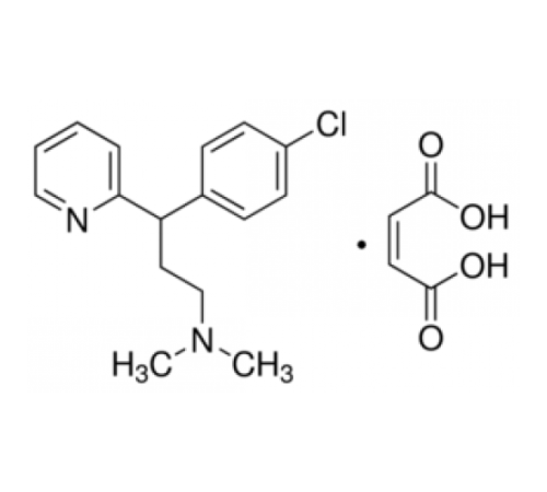 (β Хлорфенирамина малеатная соль 99% (титрование хлорной кислотой) Sigma C3025