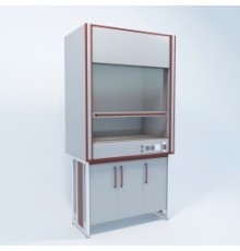 Шкаф вытяжной Laboratoroff ПР пШВ, ширина 1250 мм, внутренняя поверхность с ПП покрытием, рабочая поверхность - керамогранит (Артикул ПР-п.ШВ.125.К12)