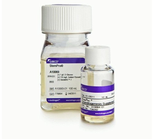 Набор StemPro Chondrogenesis Differentiation Kit для дифференцировки мезенхимальных стволовых клеток человека в хондроциты, Thermo FS