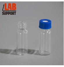 Виалы 2 мл, прозрачное стекло, DN8 мм, для навинчивающихся крышек, 12*32мм, 100 шт/уп, Lab-Support, Китай